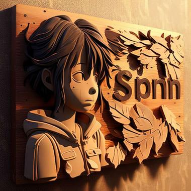 3D model Your name anime (STL)